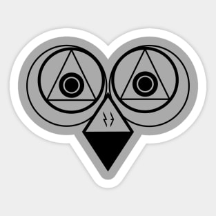 Geometric Owl Sticker